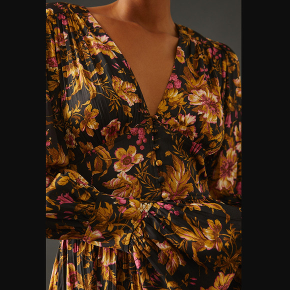 New Anthropologie Floral Tunic - Size Medium - Picture 3 of 5